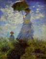 La Promenade Femme avec un Parasol Claude Monet